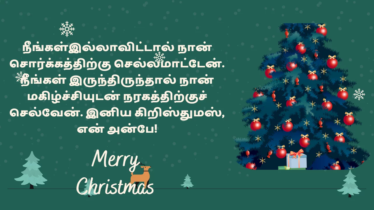 CHRISTMAS WISHES IN TAMIL 2023 | கிறிஸ்துமஸ் வாழ்த்துக்கள் 2023